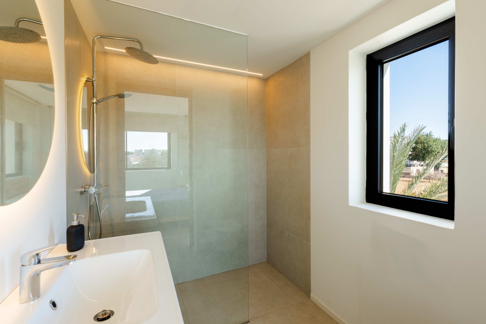 Resa Estates Ibiza finca jesus for rent longterm entrance house bathroom shower 5.jpg